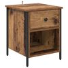 vidaXL Cabinet de chevet Bois ancien 40 x 42 x 50 cm Bois d'ing&eacute;nierie