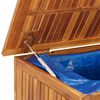 vidaXL Bo&icirc;te de rangement de jardin avec roues 150x50x58cm bois acacia