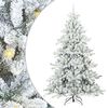 vidaXL Sapin de No&euml;l Artificiel &agrave; Branches Articul&eacute;es Blanc 240 cm