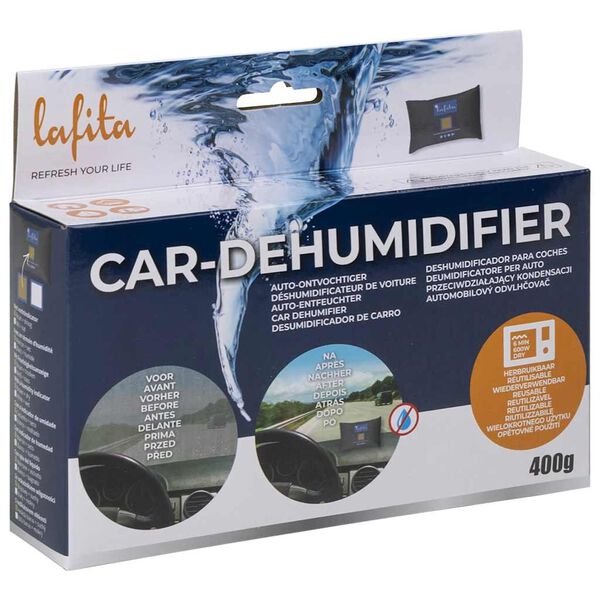 Lafita D&eacute;shumidificateurs r&eacute;utilisables pour voiture 2 pcs 400 g