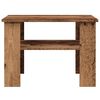 vidaXL Table basse vieux bois 60x60x42 cm bois d'ing&eacute;nierie