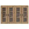 vidaXL Cabinets muraux 2 pcs Ch&ecirc;ne artisanal 69,5 x 34 x 90 cm