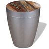 vidaXL Tabouret aviateur Bois de r&eacute;cup&eacute;ration massif