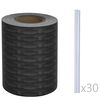 vidaXL Rouleau de bande de cl&ocirc;ture PVC 70x0,19 m Rotin