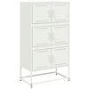 vidaXL Buffet rose 68,5x38,5x123,5 cm acier