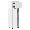 vidaXL Cabinet de salle de bain Blanc brillant 30,5 x 30 x 101 cm