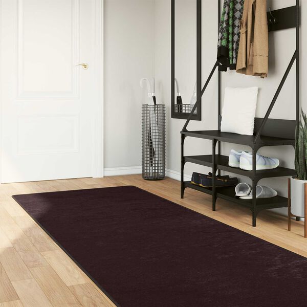 vidaXL Coureur de Tapis MARSA Anthracite 450 x 100 cm Polyester et PVC