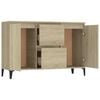 vidaXL Buffet ch&ecirc;ne sonoma 102x35x70 cm bois d'ing&eacute;nierie