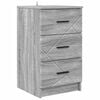 vidaXL Cabinet de chevet Sonoma gris 38 x 38 x 66 cm Bois d'ing&eacute;nierie