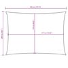 vidaXL Voile de parasol tissu oxford rectangulaire 2x3,5 m orange
