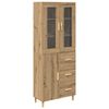 vidaXL Haut Armoire Ch&ecirc;ne artisanal 34,5 x 34 x 180 cm