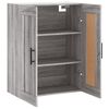 vidaXL Armoire murale sonoma gris 69,5x34x90 cm bois d'ing&eacute;nierie