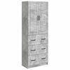 vidaXL Ensemble de Meubles 2 pc 66 x 34,5 x 87 cm Bois d'ing&eacute;nierie