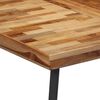 vidaXL Table &agrave; manger 120x62x76 cm bois massif de teck