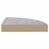 vidaXL Étagères d'angle murales 2 pcs Gris béton 35x35x3,8 cm MDF