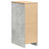 vidaXL Armoire de rangement de garage gris béton 30x51x85 cm bois pin