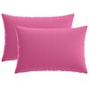 vidaXL Housse de coussin 2 pcs HEERLEN Rose 50 x 75 cm Polyester