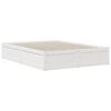 vidaXL Lit biblioth&egrave;que sans matelas blanc 160x200 cm bois pin massif