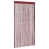 vidaXL Rideau en fils 2 pcs 100 x 250 cm Bordeaux