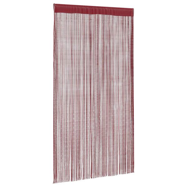 vidaXL Rideau en fils 2 pcs 100 x 250 cm Bordeaux