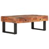 vidaXL Table basse 110x60x40 cm bois de r&eacute;cup&eacute;ration massif