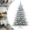vidaXL Sapin de No&euml;l Artificiel &agrave; Branches Articul&eacute;es Blanc 180 cm