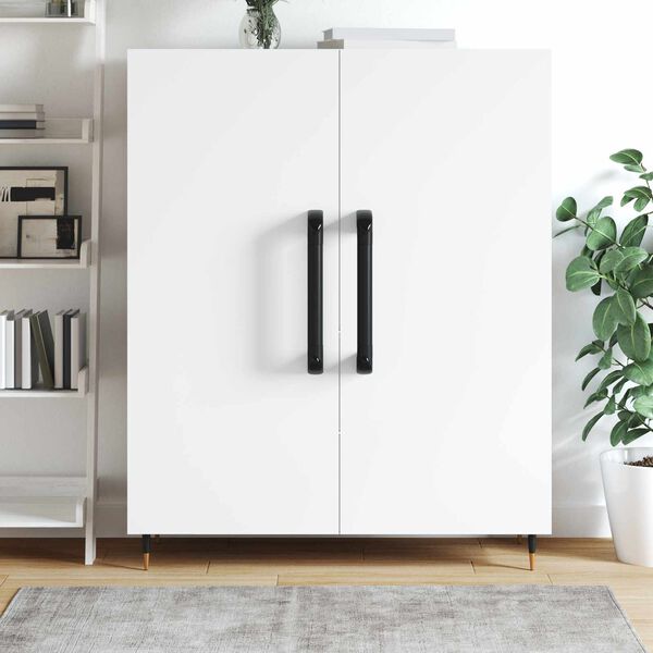 vidaXL Poign&eacute;e Uni 2 pcs Noir 380 x 34 x 85 mm Aluminium et PP