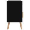 vidaXL Tables de chevet 2 pcs noir 40x30x55 cm bois d'ing&eacute;nierie
