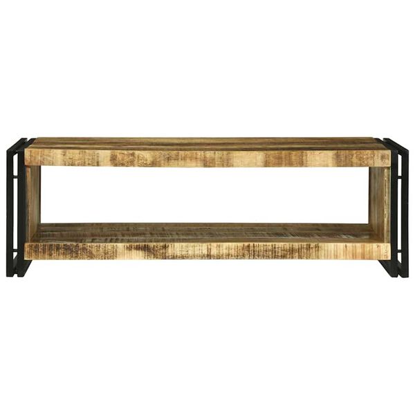vidaXL Table basse Marron 120 x 50 x 38 cm Bois de mangue massif