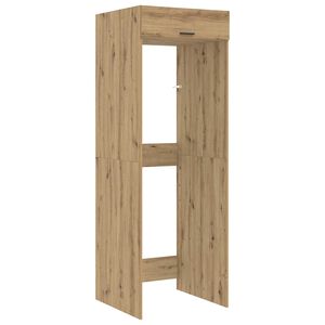 vidaXL Armoire pour machine &agrave; laver Ch&ecirc;ne artisanal 67,5 x 68 x 200 cm