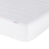 vidaXL Lit de jour avec matelas cr&egrave;me 90x200 cm tissu