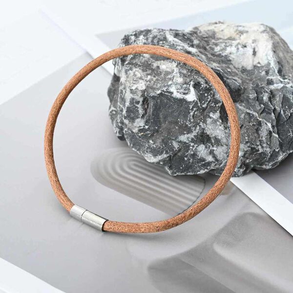 vidaXL Corde en Cuir Marron &Oslash;4 mm x 50 m Cuir