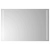vidaXL Miroir de salle de bain LED Transparent 60 x 40 cm verre tremp&eacute;