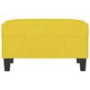 vidaXL Repose-pied Jaune clair 70x55x41 cm Tissu