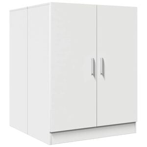 vidaXL Meuble pour machine &agrave; laver Blanc 71x71,5x91,5 cm