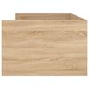 vidaXL Cadre de lit avec tiroirs sans matelas ch&ecirc;ne sonoma 100x200 cm