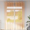 vidaXL Rideaux en voile avec &oelig;illets 2 pcs orange 140x300 cm
