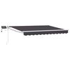 vidaXL Store r&eacute;tractable manuel avec LEDs 3,5 x 2,5 m