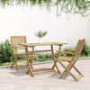 vidaXL Table pliable de jardin 110x55x75 cm bois d'acacia solide