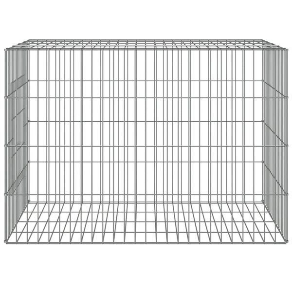 vidaXL Cage &agrave; lapin 78x54x54 cm Fer galvanis&eacute;