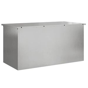 vidaXL Coffre de rangement de jardin Acier 100 x 50,5 x 50 cm 220