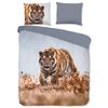 Good Morning Housse de couette TIGER 200x200/220 cm Multicolore