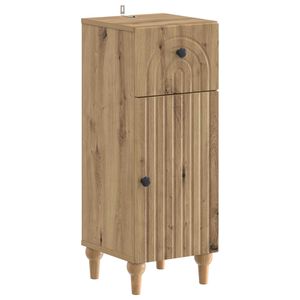 vidaXL Meuble de Rangement de Salle de Bain ALKMAAR Ch&ecirc;ne artisanal