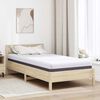 vidaXL Matelas Blanc et Gris 120 x 200 cm Mousse à Mémoire