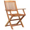 vidaXL Ensemble &agrave; manger de jardin 5 pcs Bois d'acacia solide