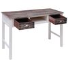 vidaXL Bureau Marron 110 x 45 x 76 cm Bois