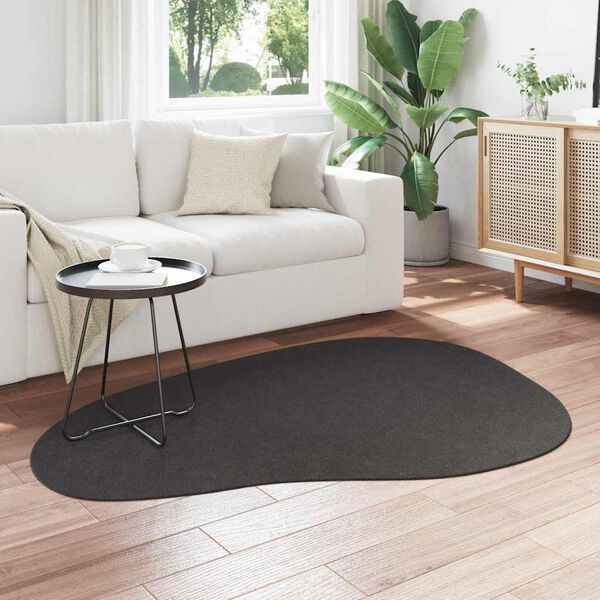 vidaXL Tapis de surface HUARTE Anthracite 120 x 170 cm Polyester