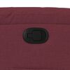 vidaXL Fauteuil inclinable Rouge bordeaux Tissu