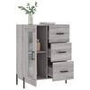 vidaXL Buffet sonoma gris 69,5x34x90 cm bois d'ing&eacute;nierie