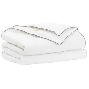 vidaXL Couette 135 x 200 cm 100% Coton Blanc